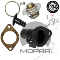 Jeep Grand Cherokee ZJ 5.2L 1993-1998 Termostat ve Termostat Yuvası Seti