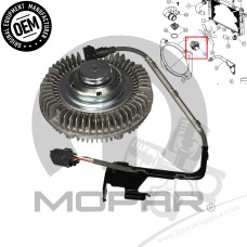 Dodge Ram 2500 6.7L Diesel 2004-2009 Elektrikli Fan Termiği Mopar