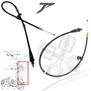 Jeep Grand Cherokee WJ 1999-2004 El Fren Halatı Seti 52128118AF 52128119AE Jeep Grand Cherokee WJ 1999-2004 El Fren Halatı Seti 52128118AF 52128119AE