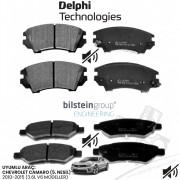 Chevrolet Camaro 3.6L 2010-2015 Ön ve Arka Balata Seti 92230269 92230273 Chevrolet Camaro 3.6L 2010-2015 Ön ve Arka Balata Seti 92230269 92230273