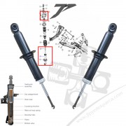 Jeep Compass 2007-2017 Arka Amortisör Seti 68058866AD
