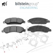 Chevrolet Avalanche 2008-2013 Ön Balata Bilstein 25910431 Chevrolet Avalanche 2008-2013 Ön Balata Bilstein 25910431