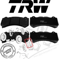 Dodge Challenger 6.2L Ön Balata 68248384AC TRW