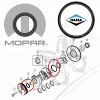 RAM 1500 3.0CRD Ön Arka Krank Keçesi Seti OEM