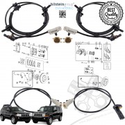 Jeep Grand Cherokee WH 2005-2010 ABS Sensörü Seti 56044144AF 56044146AB Jeep Grand Cherokee WH 2005-2010 ABS Sensörü Seti 56044144AF 56044146AB