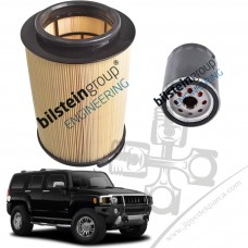 Hummer H3 3.5L 3.7L 2006-2007 Hava Yağ Filtresi Seti