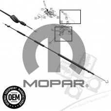 Jeep Wrangler JK 2.8CRD 2007-2018 Arka El Fren Teli Mopar Jeep Wrangler JK 2.8CRD 2007-2018 Arka El Fren Teli Mopar