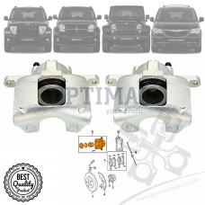 Jeep Wrangler JK 2007-2018 Ön Fren Kaliperi Seti 68003707AC 68003697AC Jeep Wrangler JK 2007-2018 Ön Fren Kaliperi Seti 68003707AC 68003697AC