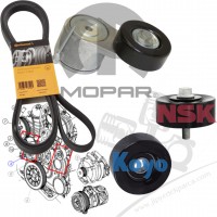 Jeep Wrangler JK 2.8CRD 07-18 Gergi Kütüğü Avare Rulman V Kayış Seti Jeep Wrangler JK 2.8CRD 07-18 Gergi Kütüğü Avare Rulman V Kayış Seti