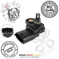 Jeep Cherokee KJ 2.8CRD 05-07 Manifold Basınç Sensörü 68031593AA Jeep Cherokee KJ 2.8CRD 05-07 Manifold Basınç Sensörü 68031593AA