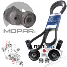 Jeep Cherokee KJ 2.8CRD 03-07 Gergi Kütüğü V Kayış Avare Rulman Seti Jeep Cherokee KJ 2.8CRD 03-07 Gergi Kütüğü V Kayış Avare Rulman Seti
