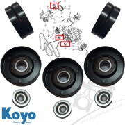 Jeep Cherokee KJ 2.8CRD 02-07 Gergi Rulmanı ve Avare Rulmanlar Seti Jeep Cherokee KJ 2.8CRD 02-07 Gergi Rulmanı ve Avare Rulmanlar Seti