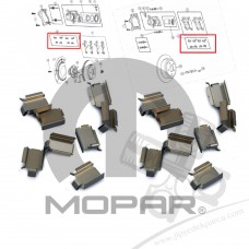 Jeep Cherokee KK 2008-2012 Ön ve Arka Fren Balatası Tutma Yayı Kiti Jeep Cherokee KK 2008-2012 Ön ve Arka Fren Balatası Tutma Yayı Kiti