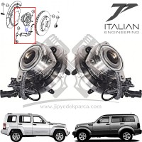Jeep Cherokee KK 2008-2012 ABS Sensörlü Ön Porya Teker Bilyesi Seti 52109947AF Jeep Cherokee KK 2008-2012 ABS Sensörlü Ön Porya Teker Bilyesi Seti 52109947AF
