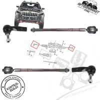 Jeep Cherokee KL 2.0CRD 2014-2018 Rot Başı ve Rot Kolu Seti Jeep Cherokee KL 2.0CRD 2014-2018 Rot Başı ve Rot Kolu Seti