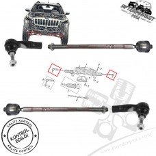 Jeep Cherokee KL 2.0CRD 2014-2018 Rot Başı ve Rot Kolu Seti Jeep Cherokee KL 2.0CRD 2014-2018 Rot Başı ve Rot Kolu Seti