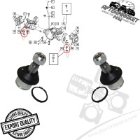 Dodge RAM 2500 03-08 Heavy Duty Ön Alt Rotil Seti 5086674AC Dodge RAM 2500 03-08 Heavy Duty Ön Alt Rotil Seti 5086674AC