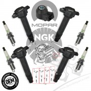 Jeep Compass 2.0L 2007-2017 Buji Bobin Vuruntu Sensörü Seti