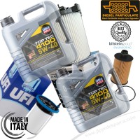 Maserati Quattroporte 3.0CRD Hava Filtresi Yağ Filtresi Mazot Filtresi Motor Yağı Seti 5W40 DPF