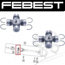 Jeep Wrangler JK 2.8CRD 2007-2012 DANA30 Ön Aks Mafsal İstavroz Febest