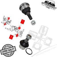 Dodge RAM 2500 5.9L Dizel 03-08 Alt Üst Rotil Seti 5086674 68214646 Dodge RAM 2500 5.9L Dizel 03-08 Alt Üst Rotil Seti 5086674 68214646