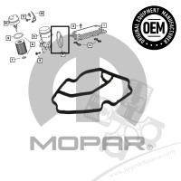 Jeep Commander XH 3.0CRD Yağ Kütüğü Contası Mopar Jeep Commander XH 3.0CRD Yağ Kütüğü Contası Mopar