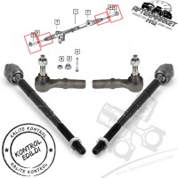 Jeep Grand Cherokee WH 3.0CRD 05-10 Rot Başı ve Rot Kolu Seti 68066486AA 5143556AC 5143555AC