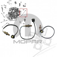 Jeep Grand Cherokee WJ 4.7L 01-04 Sağ Ön Oksijen Sensörü Mopar Jeep Grand Cherokee WJ 4.7L 01-04 Sağ Ön Oksijen Sensörü Mopar