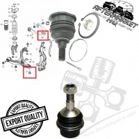 Dodge Durango WD 3.6L 5.7L 2011-2015 Alt Üst Rotil