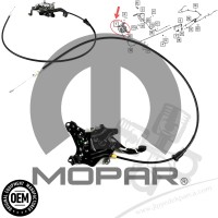 Dodge Journey JC 2009-2020 Ayak Fren Pedalı Mekanizması Mopar