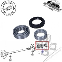 Grand Cherokee Arka Aks Teker Rulmanı Seti 2.7CRD 4.7L 99-04 OES Grand Cherokee Arka Aks Teker Rulmanı Seti 2.7CRD 4.7L 99-04 OES