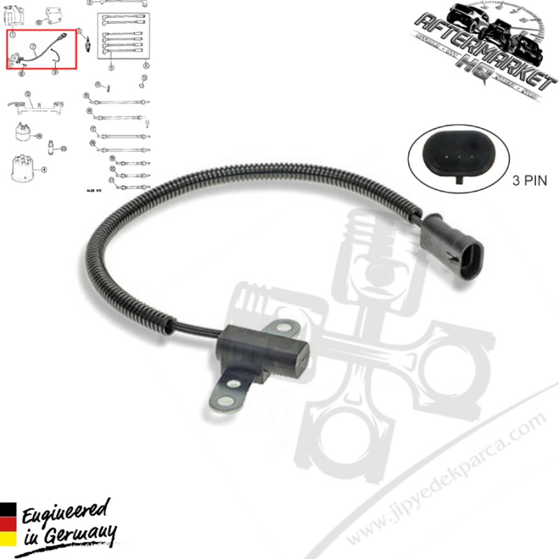 Jeep Cherokee XJ 4.0L 1991-1996 Krank Şaft Sensörü 56026921